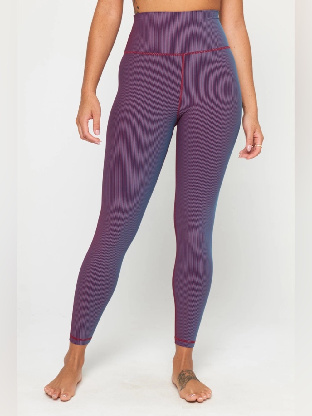 Spiritual Gangster-Ada 2-Tone Legging purple
